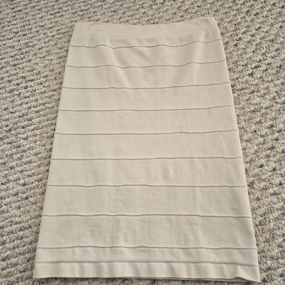Bebe Bandage Knit Pencil Skirt Small Made in USA